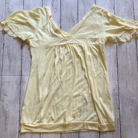 LUCCA Couture butter yellow top, size small - Picture 2 of 4